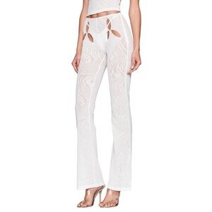 NWT I.AM.GIA Amina Mesh Pant • White Burnout